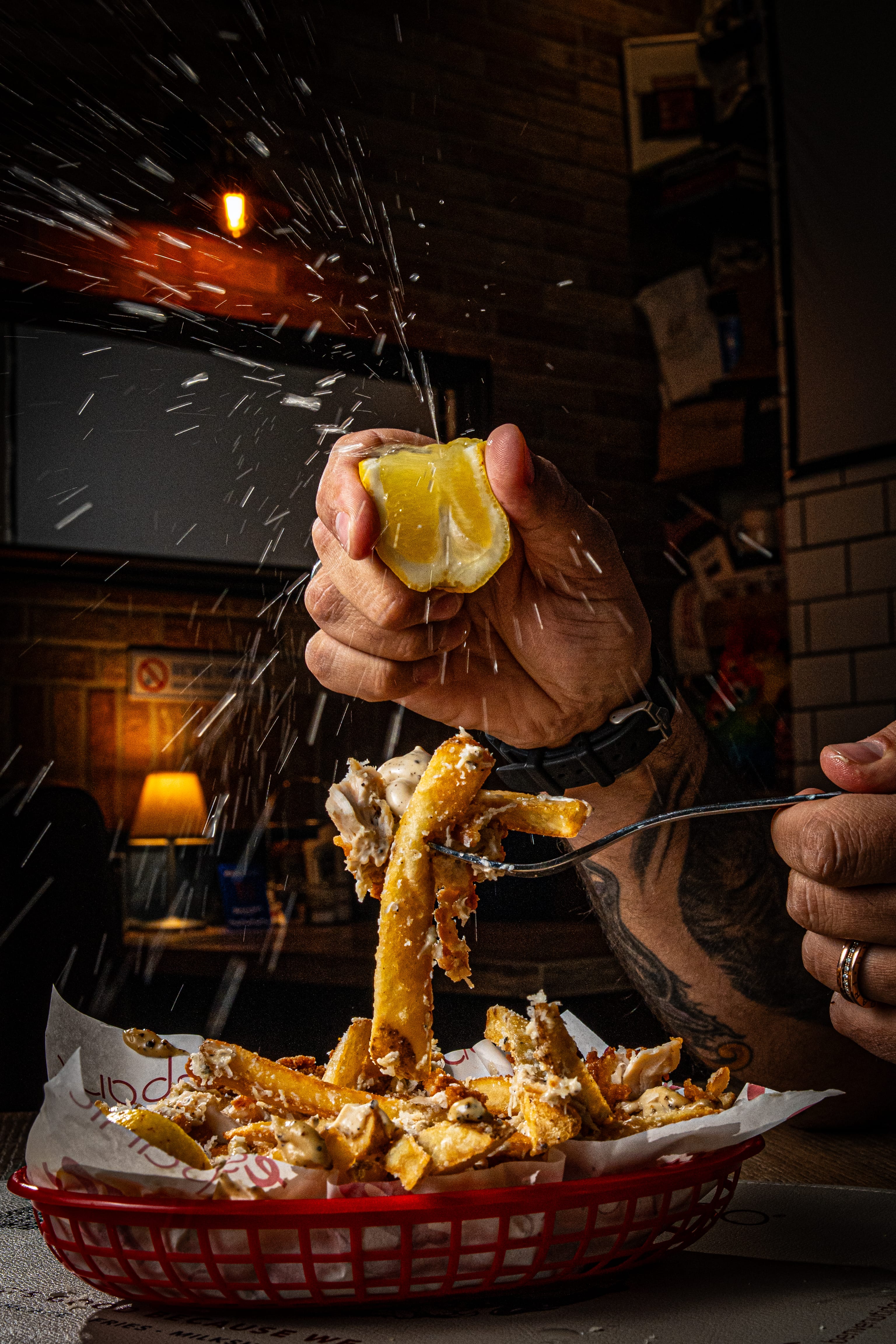 Food styling photography