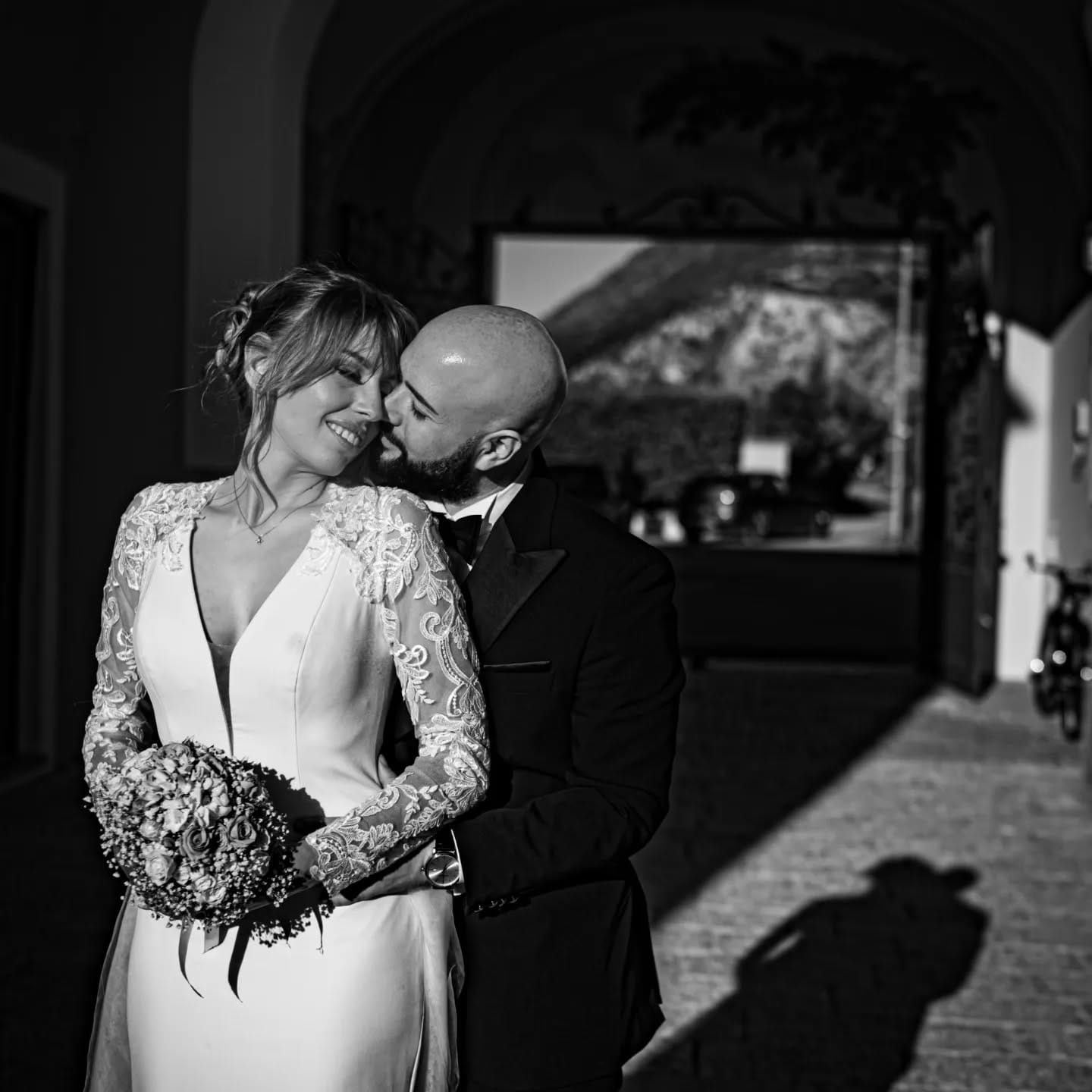 Sposi — momento intimo